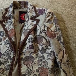 Debbie Shuchat jacket in autumnal colors.  Size 4